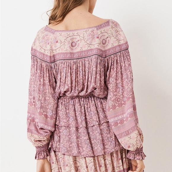 Spell ✨ Dahlia Mulberry Blouse - Size S - Picture 11 of 12